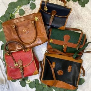 5 vintage Dooney & Bourke purses